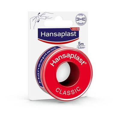 HANSAPLAST Fixierpflaster Classic 2,5 cmx5 m